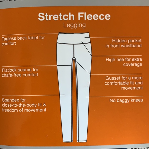 Cuddl Duds Stretch Fleece Legging - Picture 9 of 12